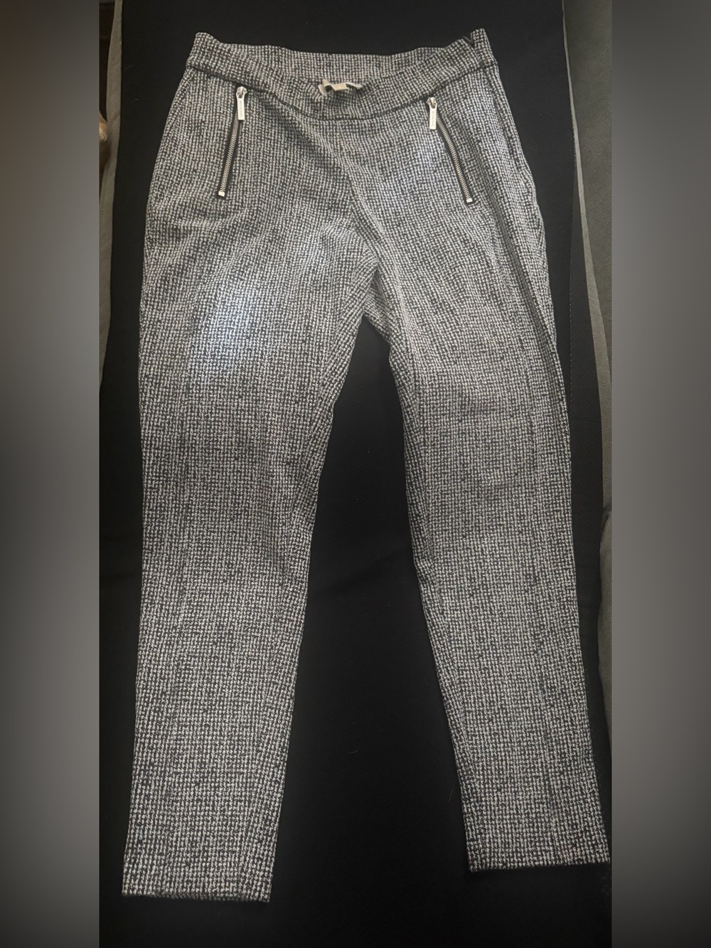 Michael Kors black and white knit pants